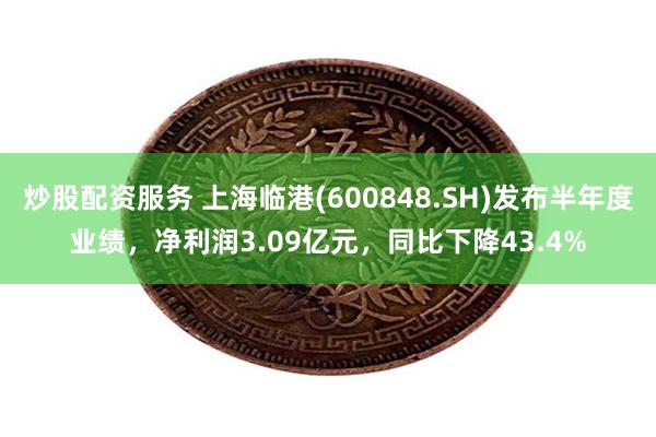 炒股配资服务 上海临港(600848.SH)发布半年度业绩，净利润3.09亿元，同比下降43.4%