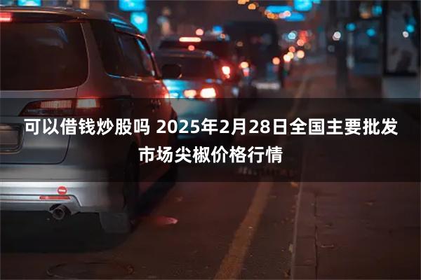 可以借钱炒股吗 2025年2月28日全国主要批发市场尖椒价格行情